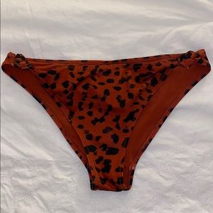 H&M bikini bottom leopard size 2 new